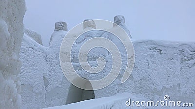 The SnowCastle of Kemi, Finland Stock Photo