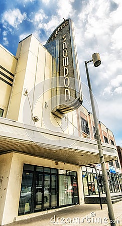 Snowdon theater Editorial Stock Photo