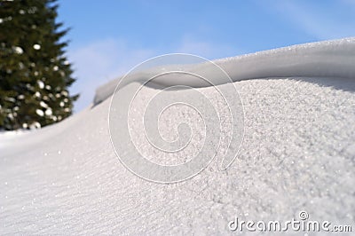 Snowdrift Stock Photo