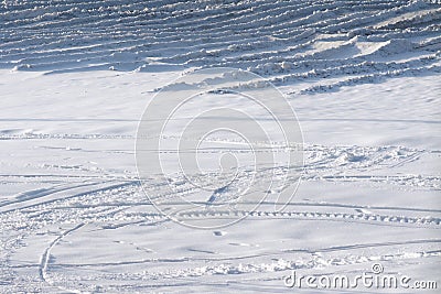 Snowfield Stock Photo