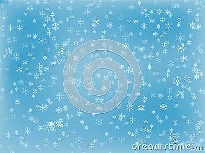 Snowflake Background Stock Photo