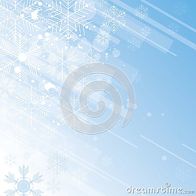 Snowflake Background Vector Illustration