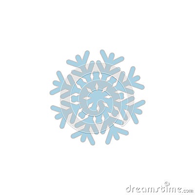 Snowflake icon sign Vector Illustration