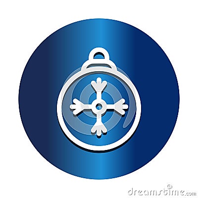 Snowflake Isolated Vector icon that can be easily modified or edited Vector Illustration