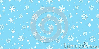 Snowflake seamless pattern vector Christmas snow Xmas Santa Claus scarf isolated repeat wallpaper tile background illustration gif Cartoon Illustration