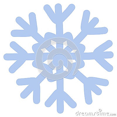 Snowflake Snow Icon Silhouette Doodle Art Vector Vector Illustration