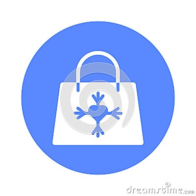 Snowflake tote Isolated Vector icon that can be easily modified or edited Vector Illustration