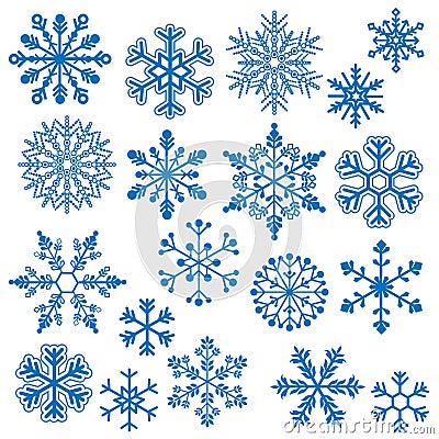 Snowflake Vectors Vector Illustration