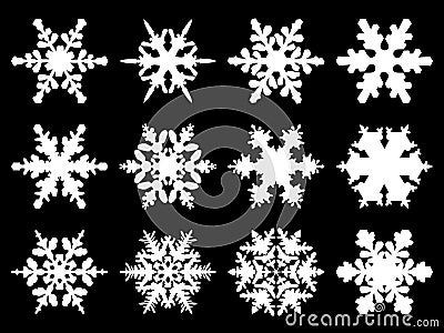 Snowflakes Vector Illustration