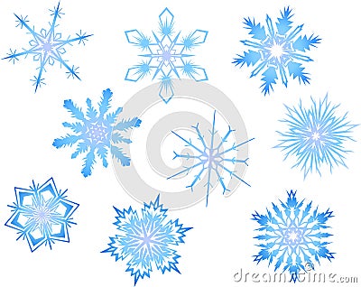 Snowflakes Vector Illustration