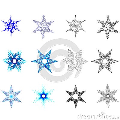 Snowflakes Stock Photo