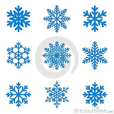 Snowflakes Vector Illustration