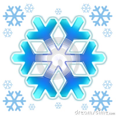 Snowflakes Stock Photo