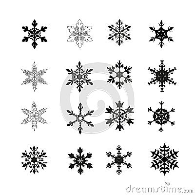 Snowflakes Vector Illustration