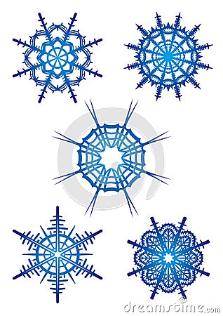 Snowflakes Vector Illustration