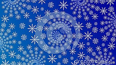 Snowflakes Fractal Abstract Wallpaper Background Stock Photo