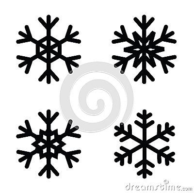 Snowflakes icon Vector Illustration