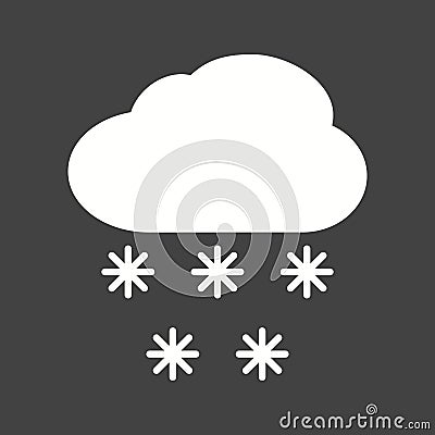 Snowing Vector Illustration