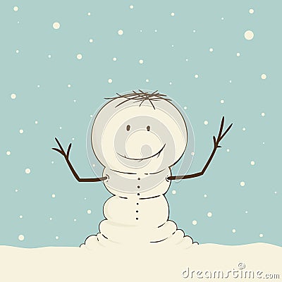 Snowman Vector Illustration