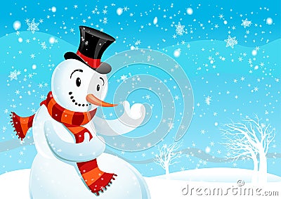 Snowman Vector Illustration