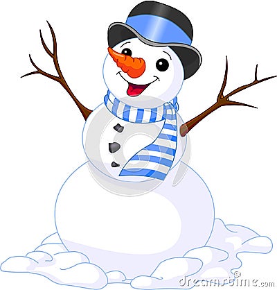 Snowman Vector Illustration