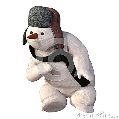 Snowman Stock Photo