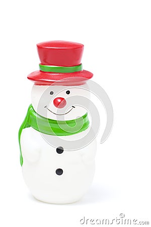 Snowman Figure Stock Photo