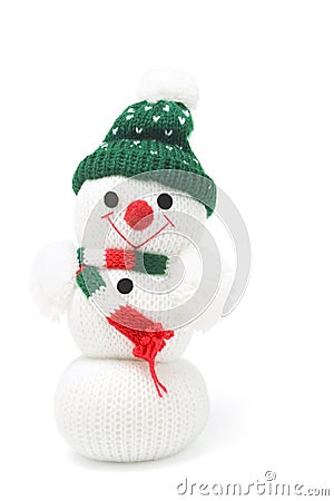 Snowman Figure Stock Photo