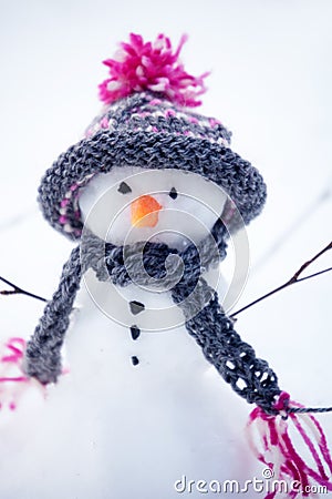 Snowman Stock Photo