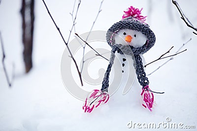 Snowman Stock Photo