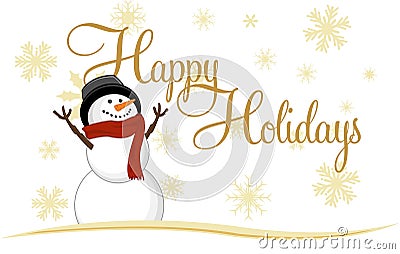 Snowman Icon Vector Illustration