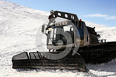 Snowplough Stock Photo