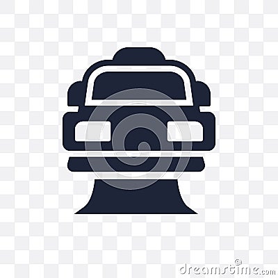 Snowplow transparent icon. Snowplow symbol design from Winter co Vector Illustration