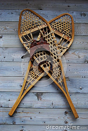 Snowshoes Stock Photo
