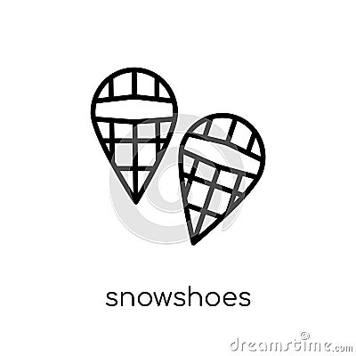 Snowshoes icon from Winter collection. Vector Illustration