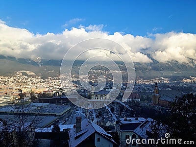 Innsbruck winter Stock Photo