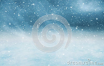 Snowy landscape texture Stock Photo