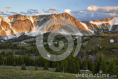 Snowy Range, Wyoming Stock Photo