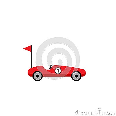 Soap box car icon Stock Photo