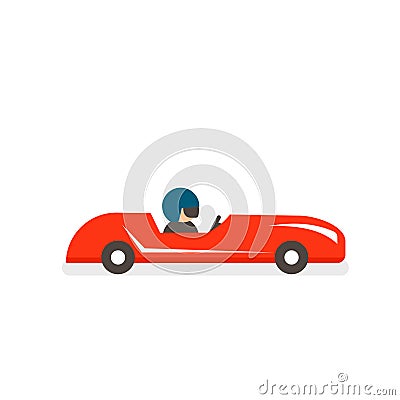 Soap box derby icon Vector Illustration