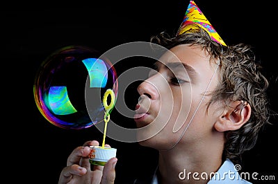 Soap bubble Stock Photo