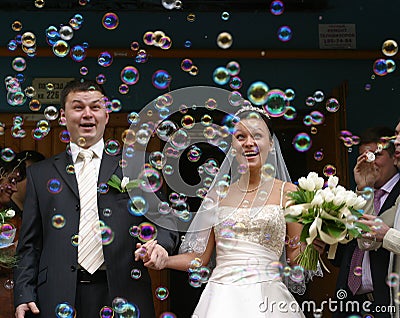 Soap bubbles Stock Photo