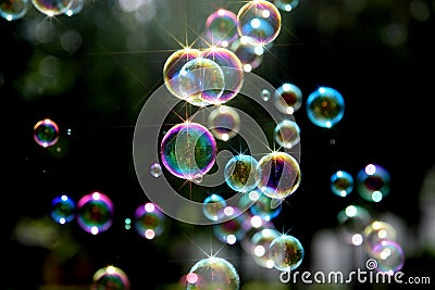 Soap bubbles Stock Photo