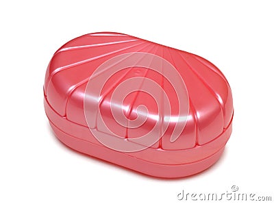 Soap dish, isolated Stock Photo