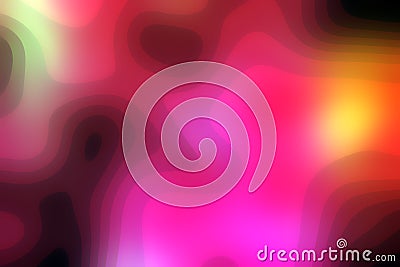 Creative soft focus soap shining liquid or bubbles abstract gradient texture or background 3D illustration - background design Cartoon Illustration