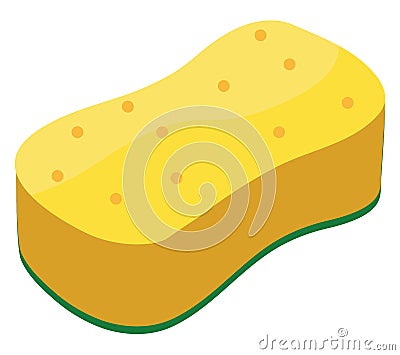 Soap sponge, icon Vector Illustration