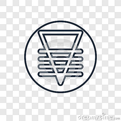 Soapstone concept vector linear icon isolated on transparent background, Soapstone concept transparency logo in outline style Vector Illustration