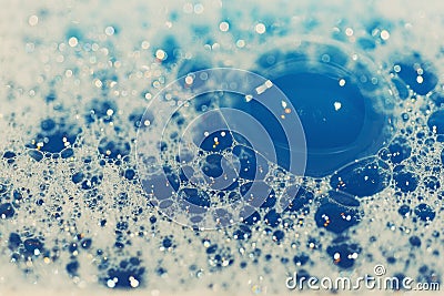 Soapy water Stock Photo