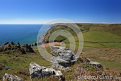 Soar mill cove Beach Devon England Stock Photo