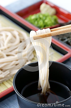 Soba Stock Photo